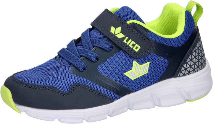 Lico Unisex Kinder Francis Vs Sneaker 28 EU Blau Marine Lemon, 28 EU Blau Marine Lemon