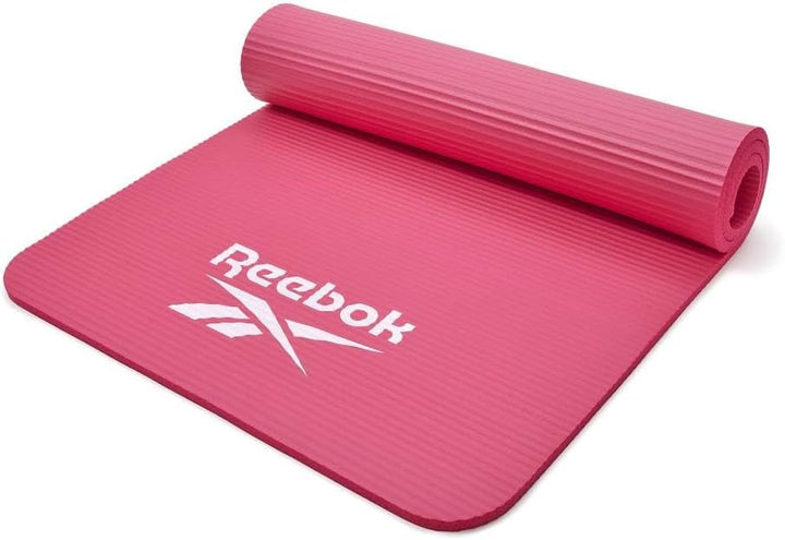Reebok Trainingsmatte - Rutschfeste Gymnastikmatte aus natürlichem Gummi in 7mm, 10mm, 15mm und vers