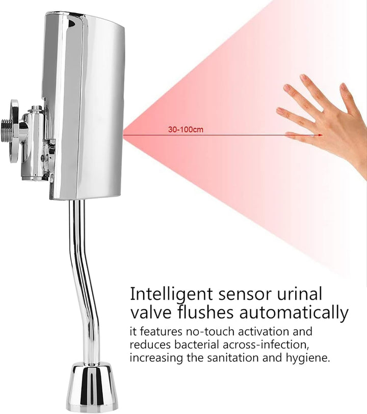 Yosoo Health Gear Urinal Spülventil, Automatisches Spülurinal, Wandmontiertes Urinalventil mit Senso