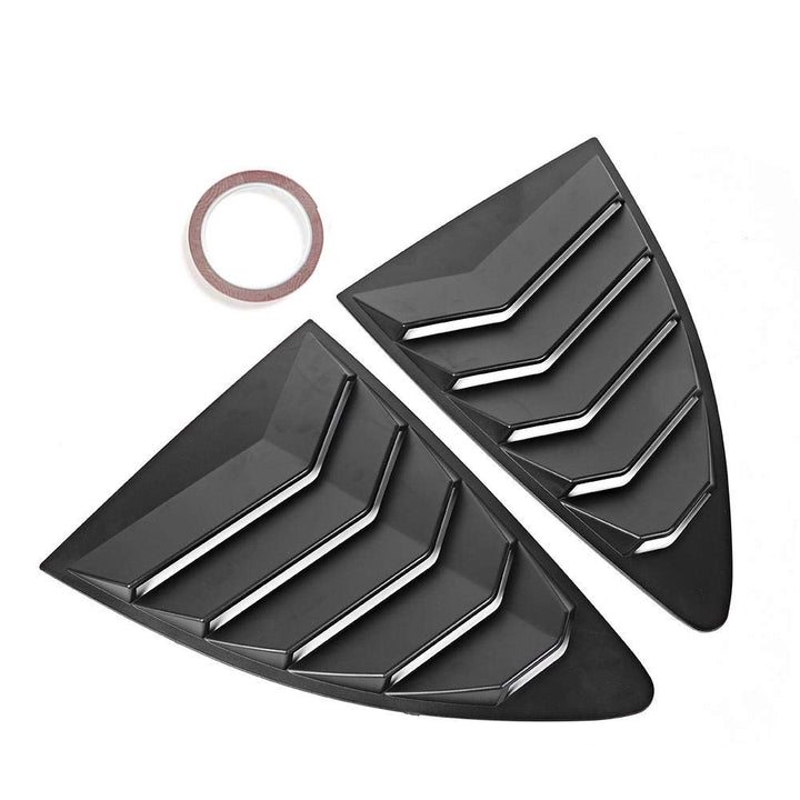 KIMISS Seitenfenster Luftschlitze, 2 Stück ABS Heckscheiben Luftschlitze Spoiler Panel Fit für 86 GT