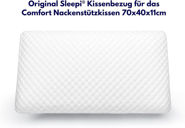 sleepi® Comfort | Original Kissenbezug S (70 x 40 x 11cm) - Ersatz-Kissenbezug für Nackenstützkissen