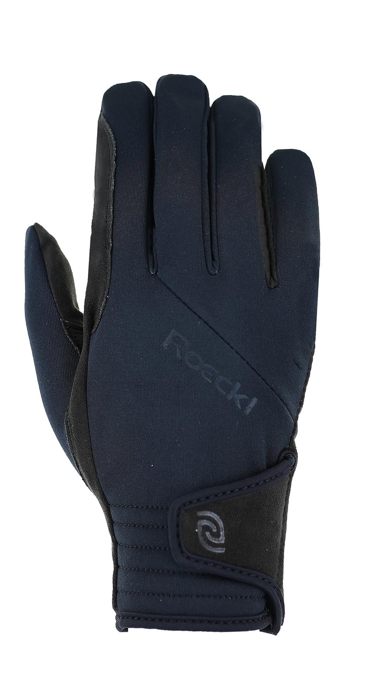 Roeckl Sports Reithandschuh Winya, Freizeit Winter Handschuh, 2 Farben, Grösse 6-11 6 Schwarz, 6 Sch