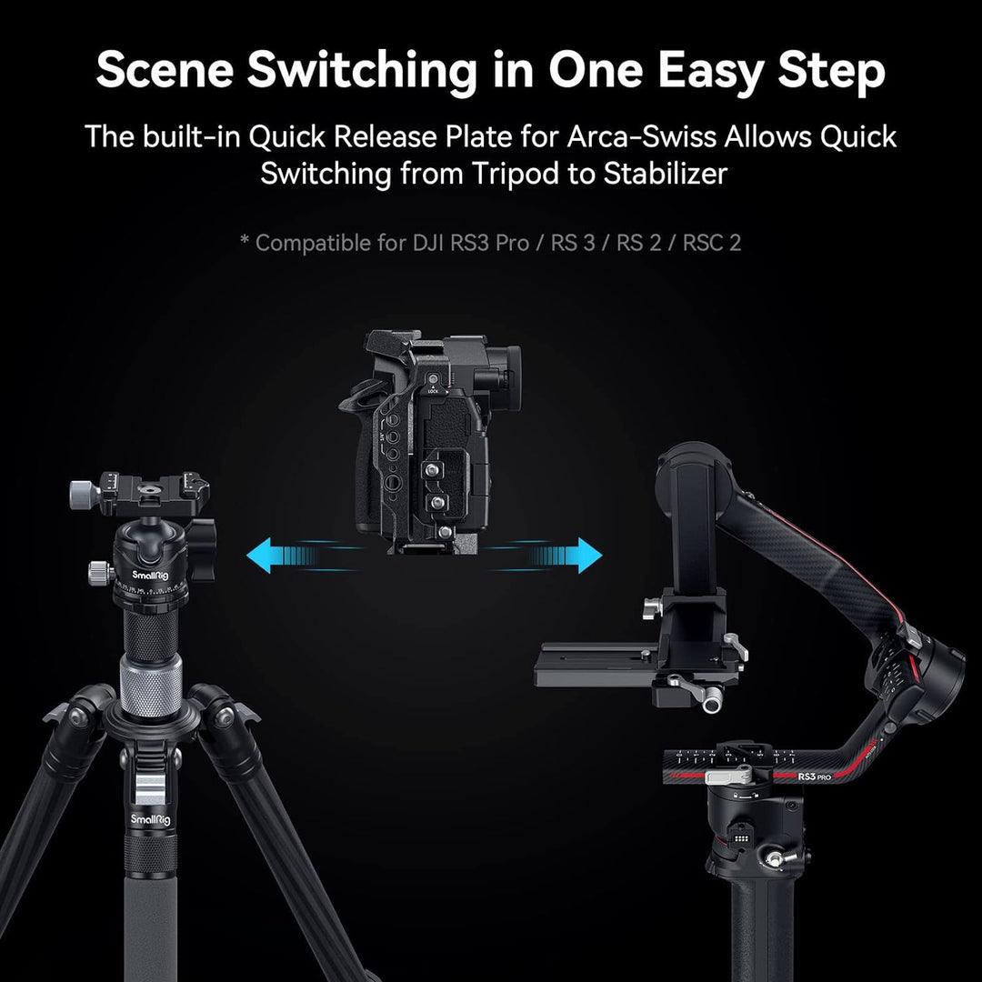 SMALLRIG S5 II / S5 IIX / G9 II Cage für Panasonic LUMIX S5 II / S5 IIX / G9 II Kamera mit integrier