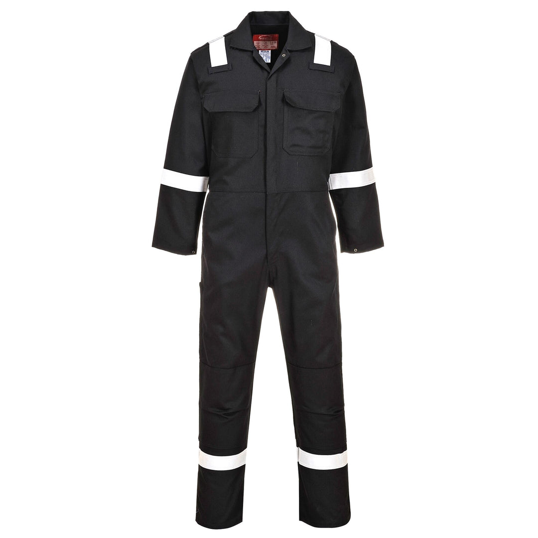 Portwest Bizweld Iona FR Overall, Grösse: XXXL, Farbe: Schwarz, BIZ5BKRXXXL