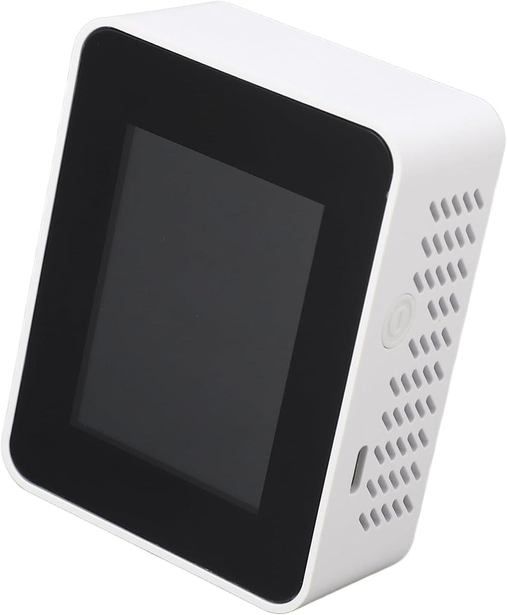 CO2-Detektor ABS-Luftqualitätsmonitor Batteriebetriebener 5-in-1-Kohlendioxid-HCHO-TVOC-Temperatur-H