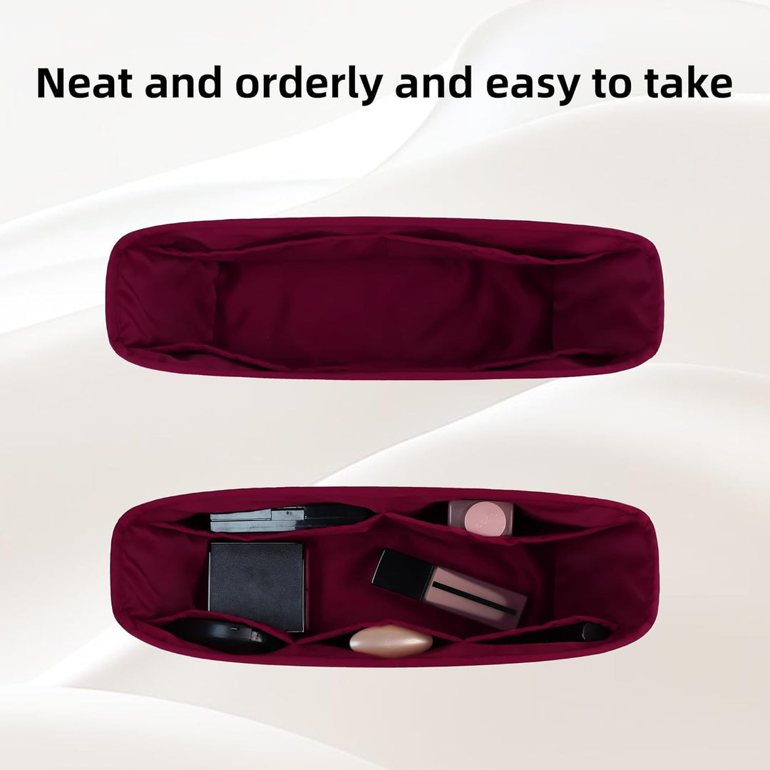 DGAZ Handtaschen Organizer Einsatz für LV Neverfull PM/MM/GM Taschen, Seide Tasche in Tasche Organiz