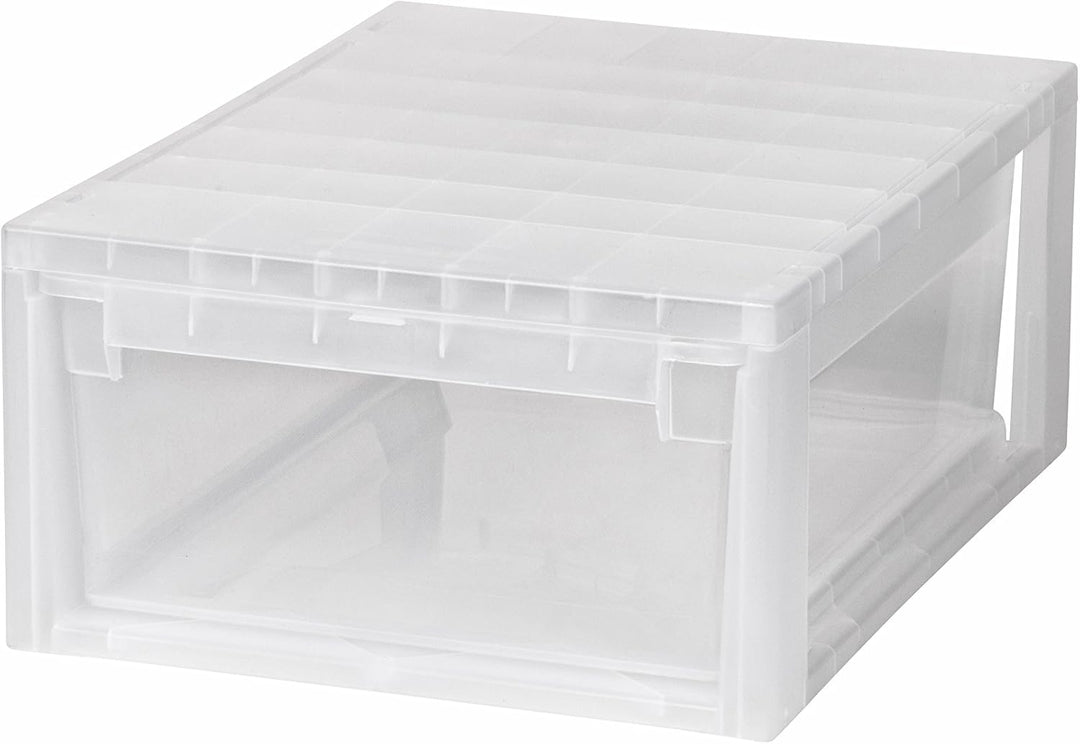 KREHER Schubladenbox mit 12 Liter Nutzvolumen in Grösse Medium (M) .Passend für z.B. Socken, Krawatt