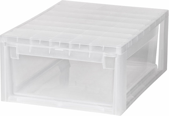 KREHER Schubladenbox mit 12 Liter Nutzvolumen in Grösse Medium (M) .Passend für z.B. Socken, Krawatt