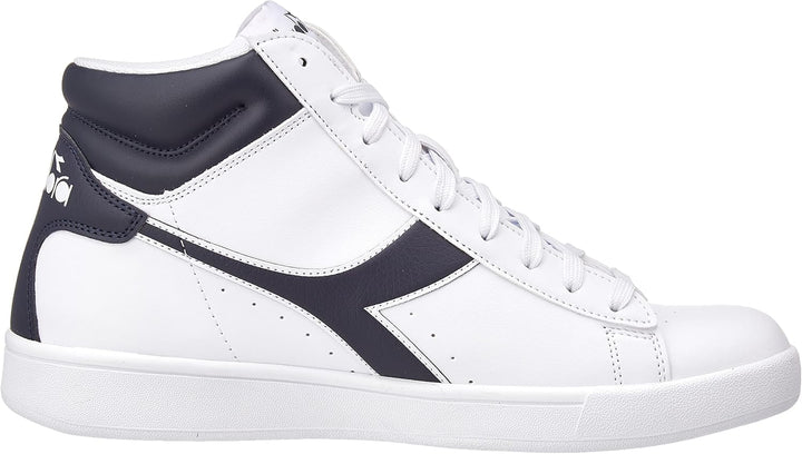 Diadora Unisex Torneo High Gymnastikschuh 38.5 EU Weiss Blau, 38.5 EU Weiß Blau