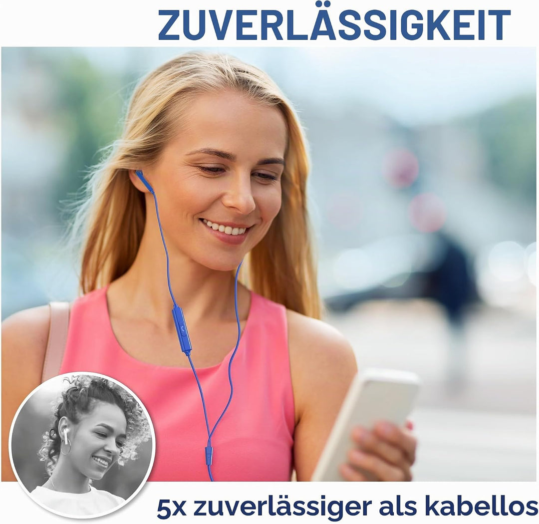 LUDOS FEROX USB C Kopfhörer, 5 Jahre Garantie für iPhone 16 15 Pro Max Plus Samsung Galaxy S24 S23 U