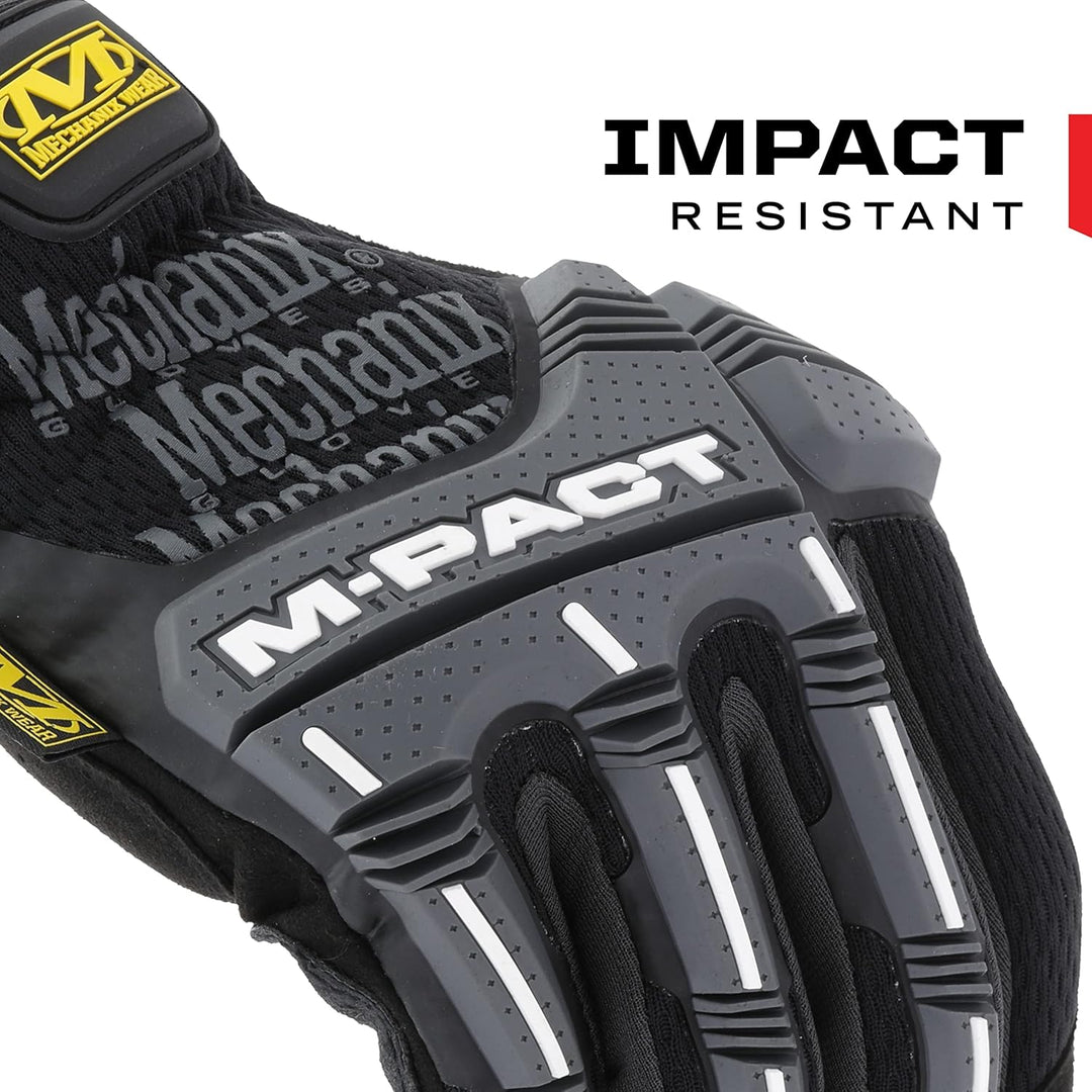 Mechanix Wear M-Pact® Open Cuff Handschuhe (Large, Schwarz), L
