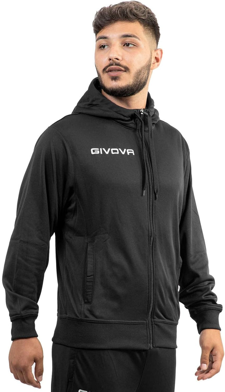 givova Herren Ma024-0010-s Sweatshirt, Schwarz, S