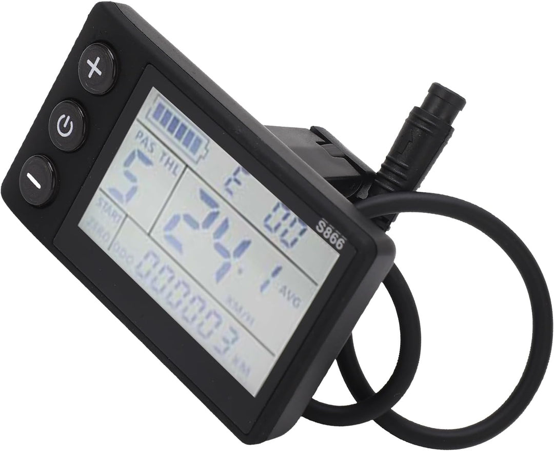 Elektrisches Fahrrad-LCD-Display, Wasserdicht, 6P-Anschluss, LCD-Panel-Teile, for Mountainbike-Umbau