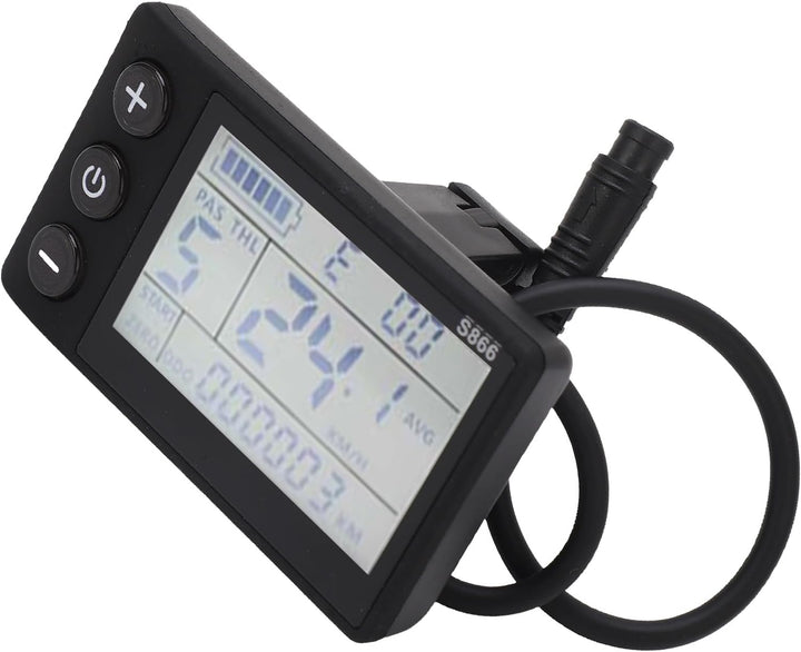 Elektrisches Fahrrad-LCD-Display, Wasserdicht, 6P-Anschluss, LCD-Panel-Teile, for Mountainbike-Umbau