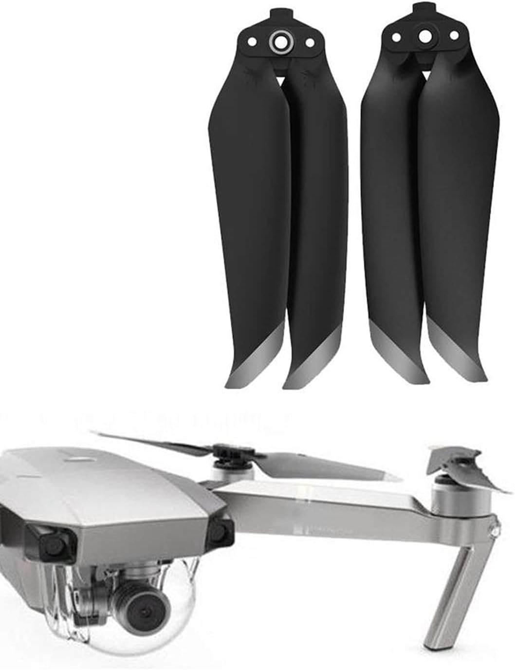 RUIZHI 4 Paar Mavic Air 2 Propeller, Geräuscharme Schnellverschlusspropeller Kompatibel mit DJI Mavi