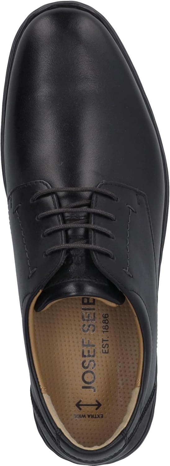 Josef Seibel Herren Alastair 01 Flacher Slipper 49 EU X-Weit Schwarz, 49 EU X-Weit Schwarz
