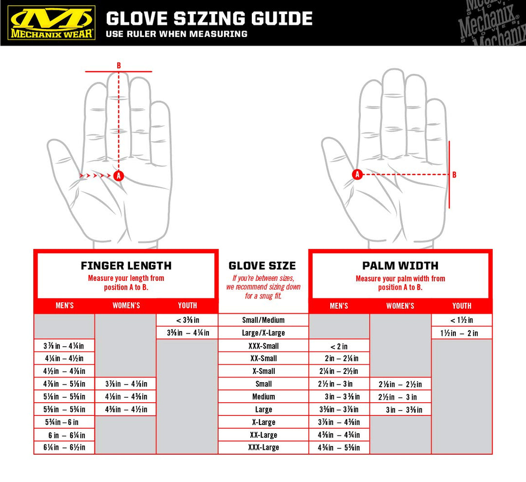 Mechanix MG-03-011 Wear Original Handschuhe (X-Large, Blau) Arbeitshandschuhe 255mm XL Blau, XL Blau