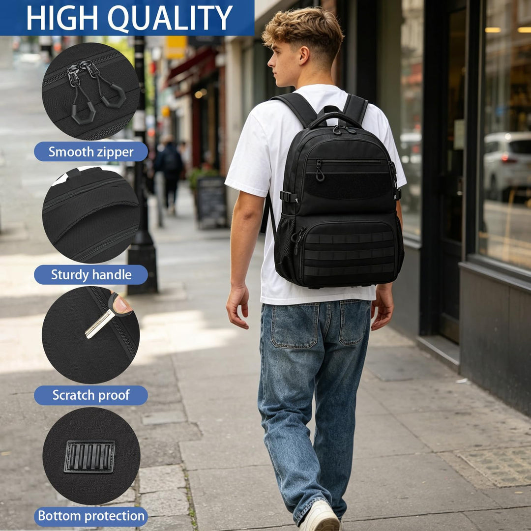 17 Zoll Laptop Rucksack mit Kühlfach 40L Herren Arbeit Rucksack, wasserabweisender Lunchrucksack für