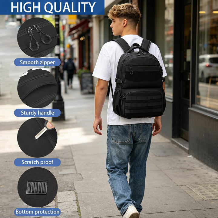17 Zoll Laptop Rucksack mit Kühlfach 40L Herren Arbeit Rucksack, wasserabweisender Lunchrucksack für