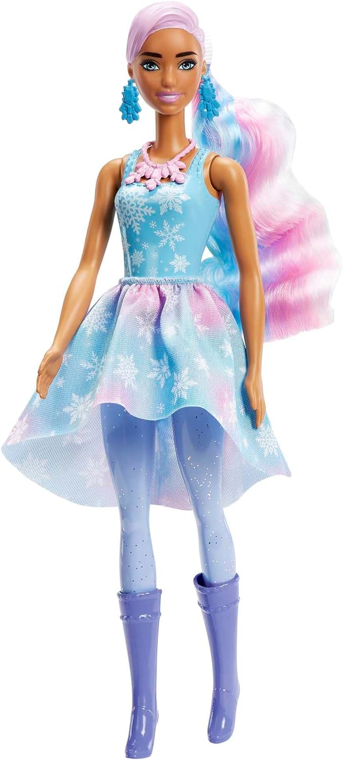 Barbie HJD60 - Color Reveal-Adventskalender, 1 Color Reveal-Puppe und 3 Tiere, Kleidung, Accessoires