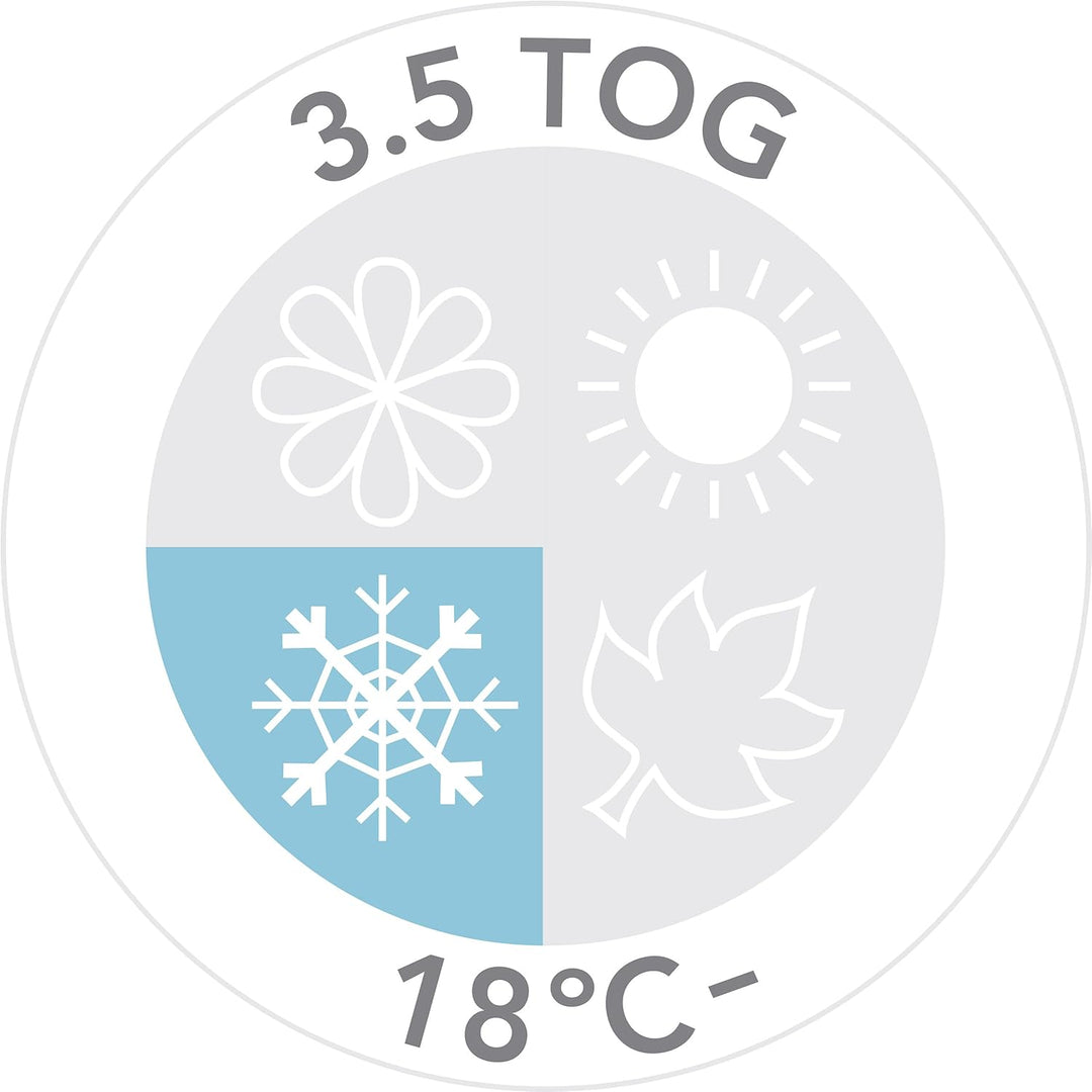 schlummersack Baby Schlafsack mit Füssen Bio Baumwolle Winter 3.5 Tog 70 cm Bauernhof | Schlafsack m