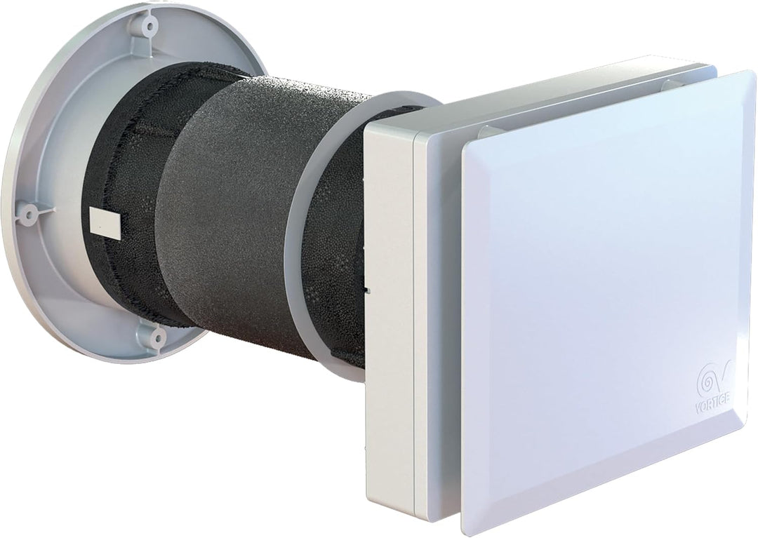 Vortice 12435 VORT HRW 40 MONO EVO Dezentraler Wärmereceiver, Weiss