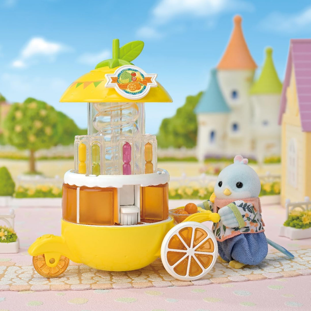 Sylvanian Families - 5861 Zitronenvogel Saftbar, Spielset mit Tierfigur und Zubehör, Tierfiguren, Vö