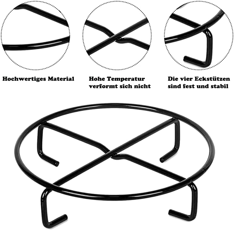 Deckelheber Dutch Oven Griffhaken, 26CM Dutch Oven Haken und Feuertopf Deckelheber, Untersetzer Dutc