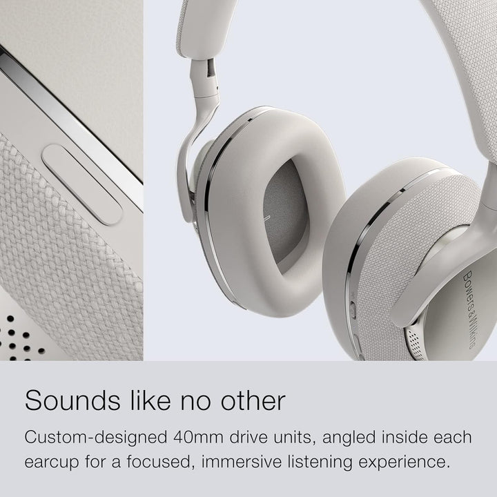 Bowers & Wilkins Px7 S2 Bluetooth Noise Canceling Headphones, Wireless, Qualcomm aptX™ Adaptive & Fa