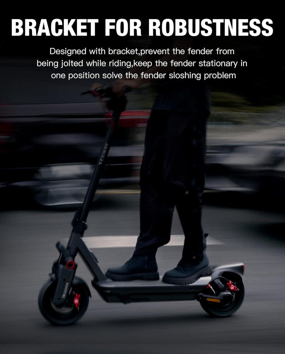 Heckfender mit Rücklicht kompatibel mit Segway Ninebot Max G3 G3D G3E Kicksoter Fender hinten Fender
