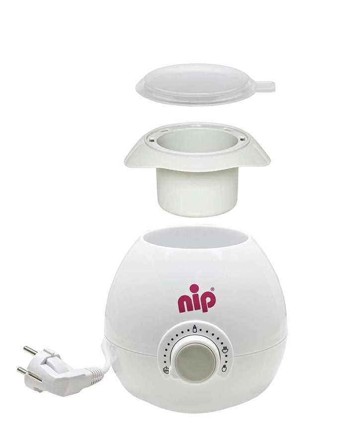 NIP Starter Set ab Geburt Glas Babyflaschen Flaschenwärmer Bürste