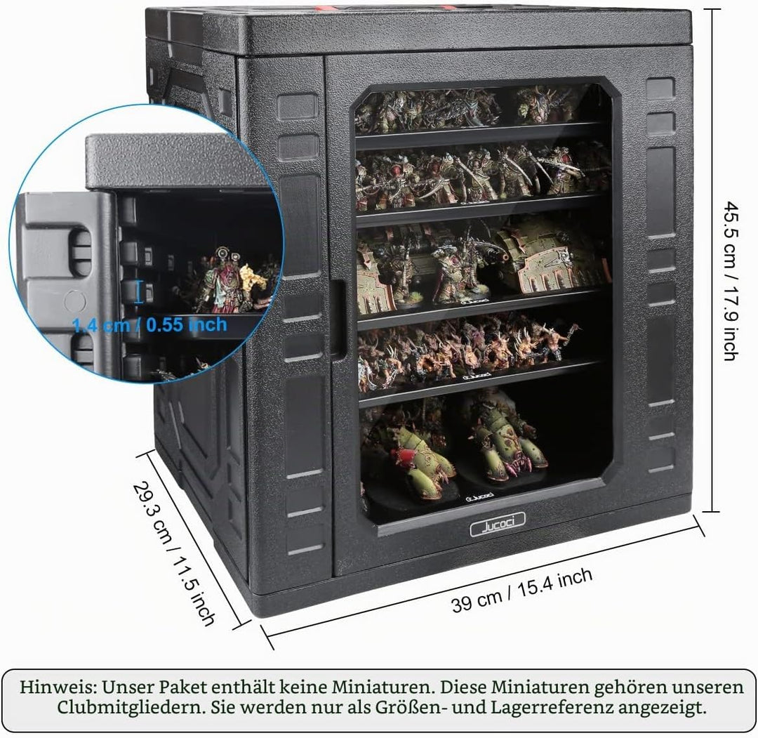 Jucoci Miniatur-Aufbewahrungskoffer Miniatur-Transportkoffer