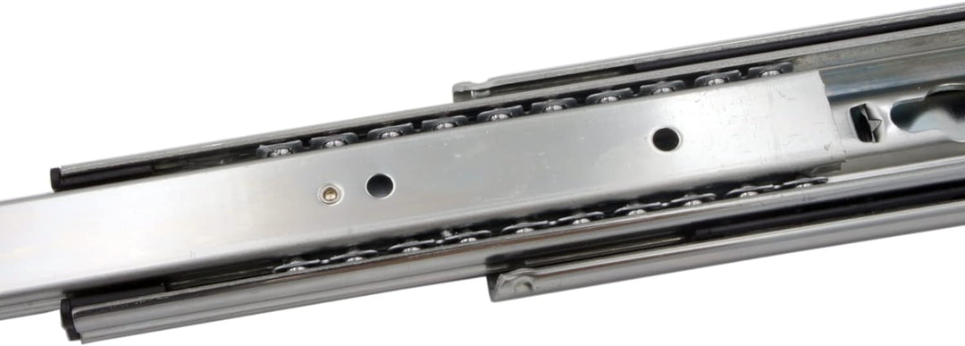 BRESKO 1 Paar (2 Stück) Schwerlastauszug 30 – 100 cm 100 kg Traglast Schwerlastschiene Schubladensch