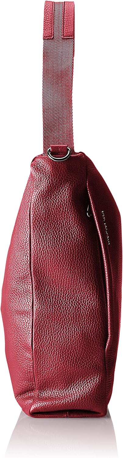 Mandarina Duck Mellow Leather Tracolla Schultertasche Rot (Red Plum), Rot (Red Plum)