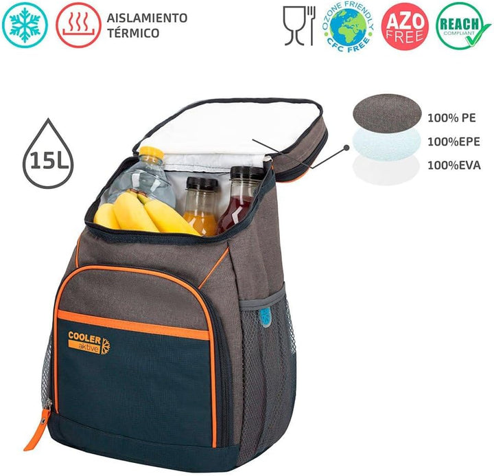 AKTIVE 80790 Kühltasche, 15 l Rucksack, Rucksack