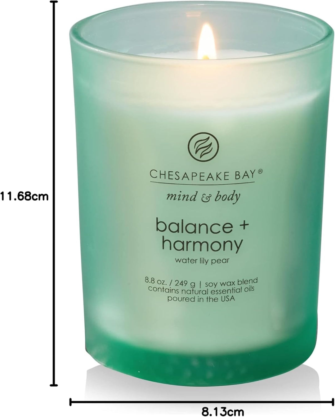 Chesapeake Bay Candle Duftkerze Balance + Harmony (Seerose Birne), Medium, Wohnkultur