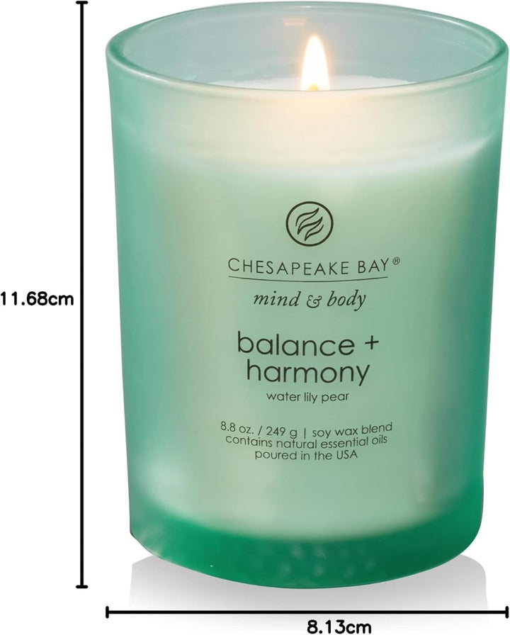 Chesapeake Bay Candle Duftkerze Balance + Harmony (Seerose Birne), Medium, Wohnkultur