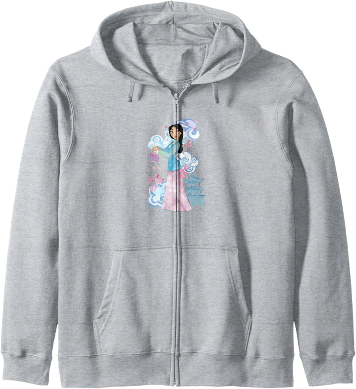 Disney Mulan Watercolor Portrait Kapuzenjacke