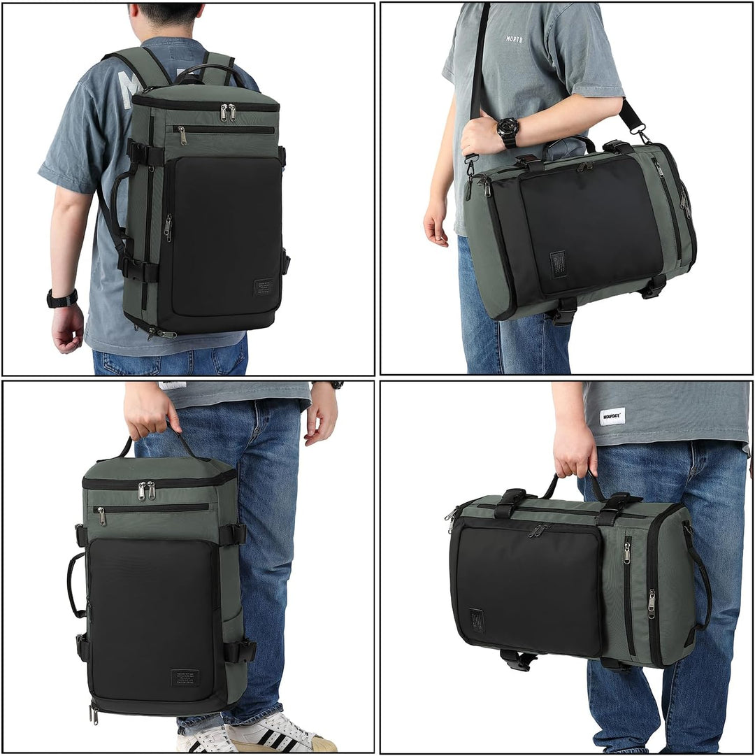 Sporttasche, Rucksack, 4-Wege, wasserdicht, mit Schuhfach für Reisen, Sport, Wandern, Laptop, Busine