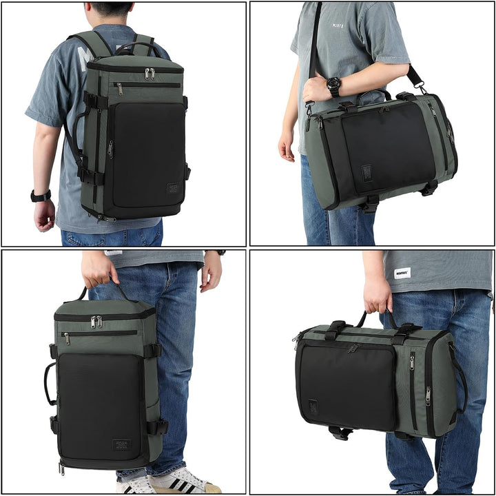 Sporttasche, Rucksack, 4-Wege, wasserdicht, mit Schuhfach für Reisen, Sport, Wandern, Laptop, Busine