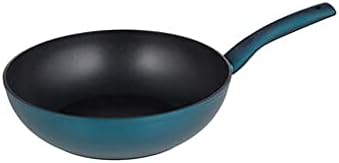 Michelino Wokpfanne Nora Petrol perfekte Hitzeverteilung, gesundes, fettarmes Braten 24 cm, Petrol