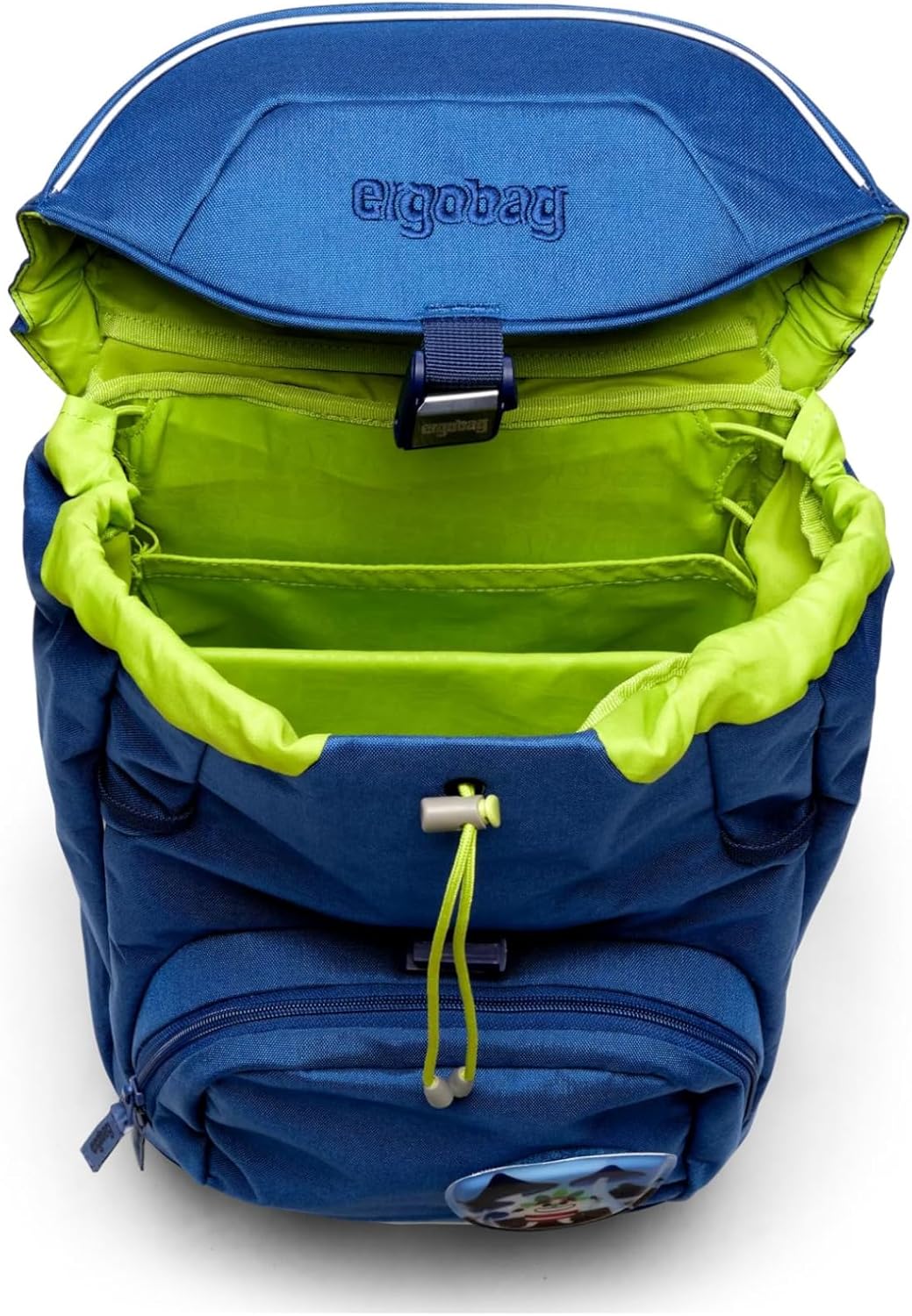 ergobag Prime TrollBear Rucksack, Jugend, Unisex, Mehrfarbig (Mehrfarbig), Einheitsgrösse