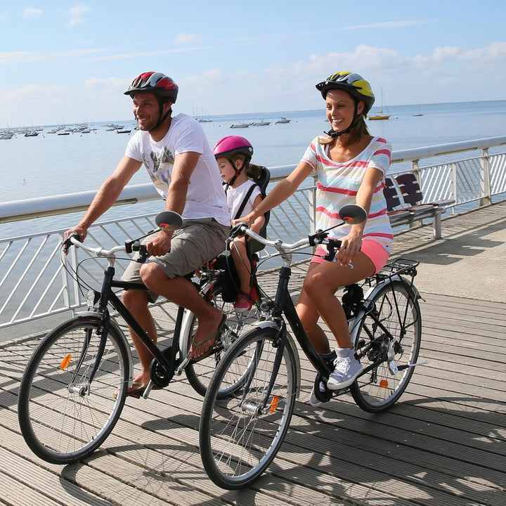 Krampe KF1 Typ A | Einklappbarer Fahrradspiegel rund |Nur links montierbar | Für alle Arten von Fahr