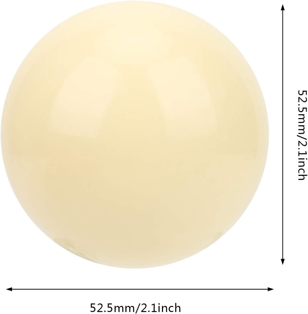 Snooker Kugeln Set, 22 Stück 52,5 mm/2,1 Zoll Harz Snooker Balls Set für Britisches Billard Turniere