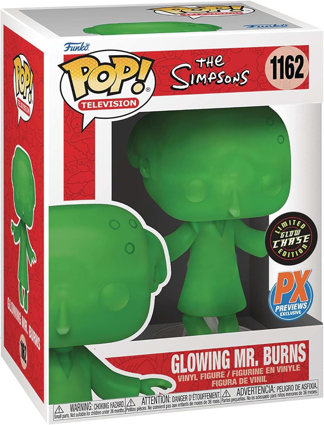 Funko POP Simpsons Alien Mr Burns Glow In The Dark Figure Standard, 9 centimeters