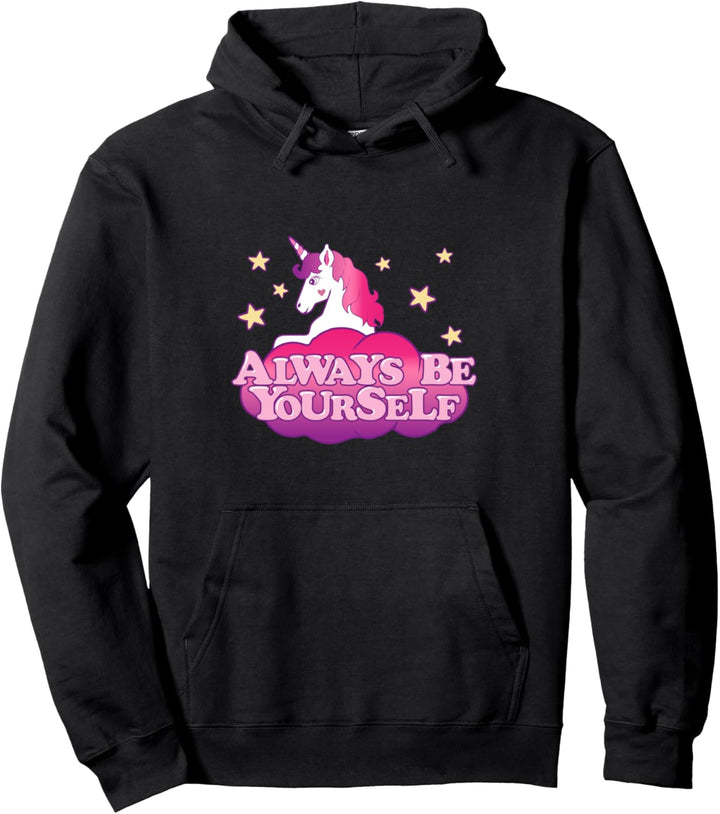 Unicorn Always Be Yourself Gifts Back To School Gift Pullover Hoodie