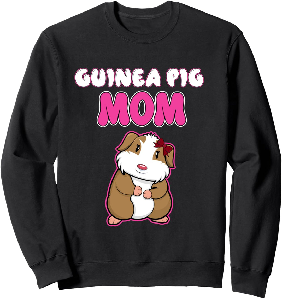 Meerschweinchen Mama Lustiges Nagetier Haustier Sweatshirt