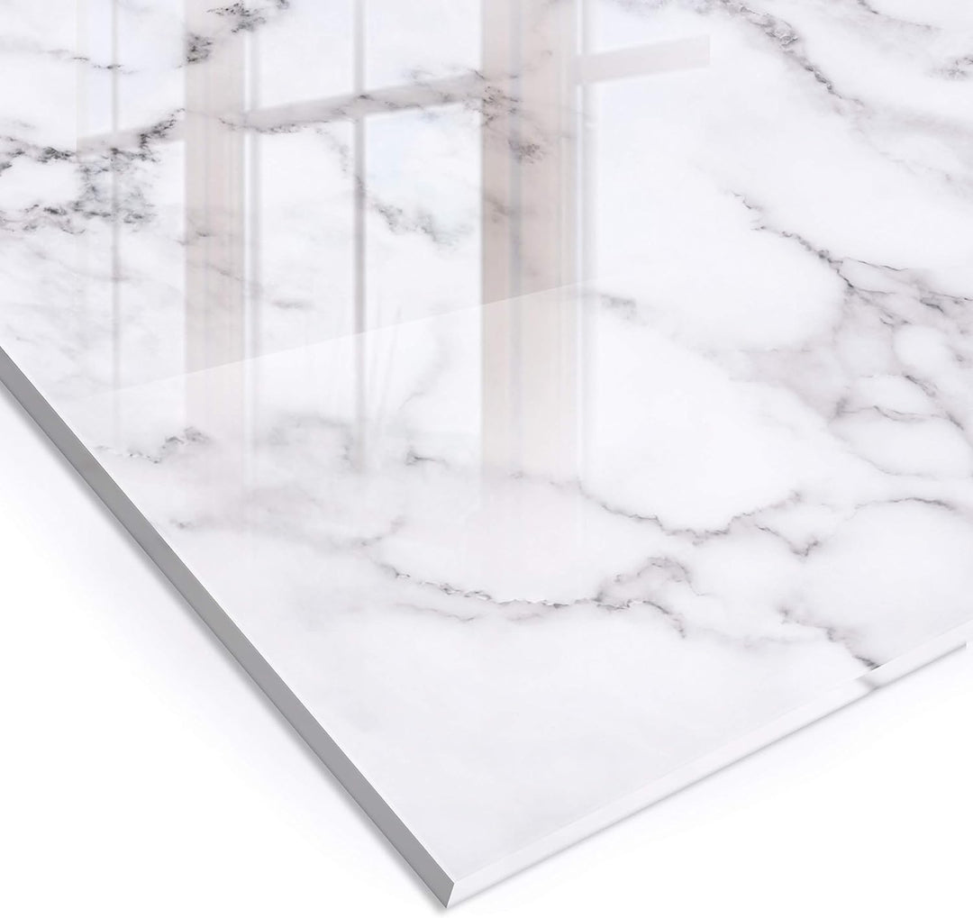 murando Spritzschutz Glas für Küche 80x60 cm Küchenrückwand Küchenspritzschutz Fliesenschutz Glasbil