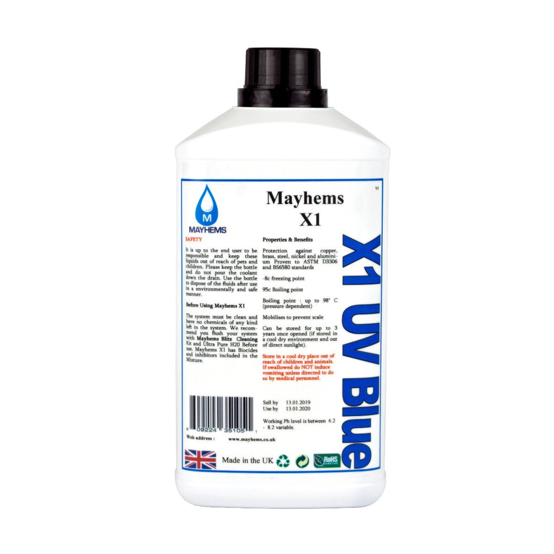 Mayhems – Liquide de Protection x1 UV Blau 1 Litre 1 Liter Uv Blau, 1 Liter Uv Blau