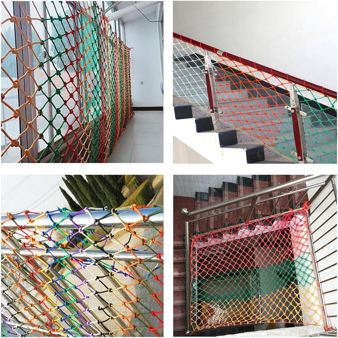 Universal Schutznetz Sicherheitsnetz für Kinder, Nylon Treppenschutznetz Balkon Katzennetz Seilnetz